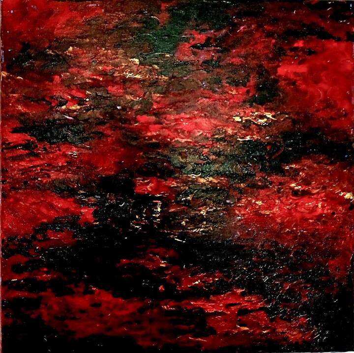 Peinture intitulée "Mercure" par Renaud Angerville-Langlois, Œuvre d'art originale, Acrylique Monté sur Châssis en bois