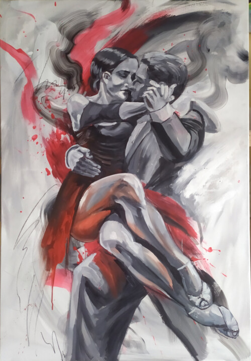 绘画,  35.4x23.6 in 