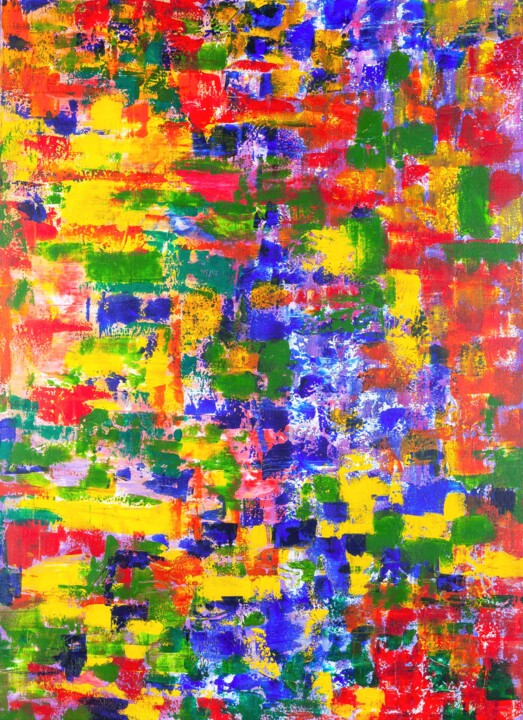 Painting titled "4.Abstracto 2019" by Sion Botey, Original Artwork, Acrylic
