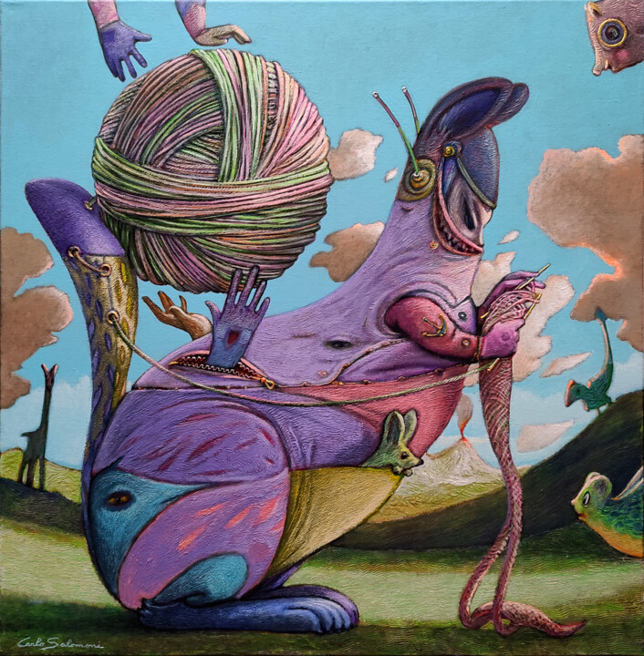 绘画,  23.6x23.6 in 