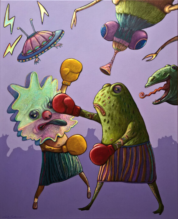 I DON'T LIKE GUMMIES 绘画, 39.4x31.5 in
