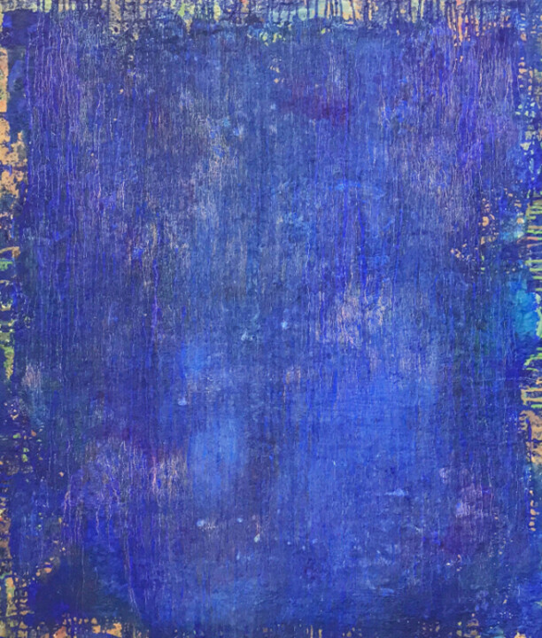 绘画 标题为“Ultramarine” 由Roberto Romei Rotondo, 原创艺术品, 油 安装在木质担架架上