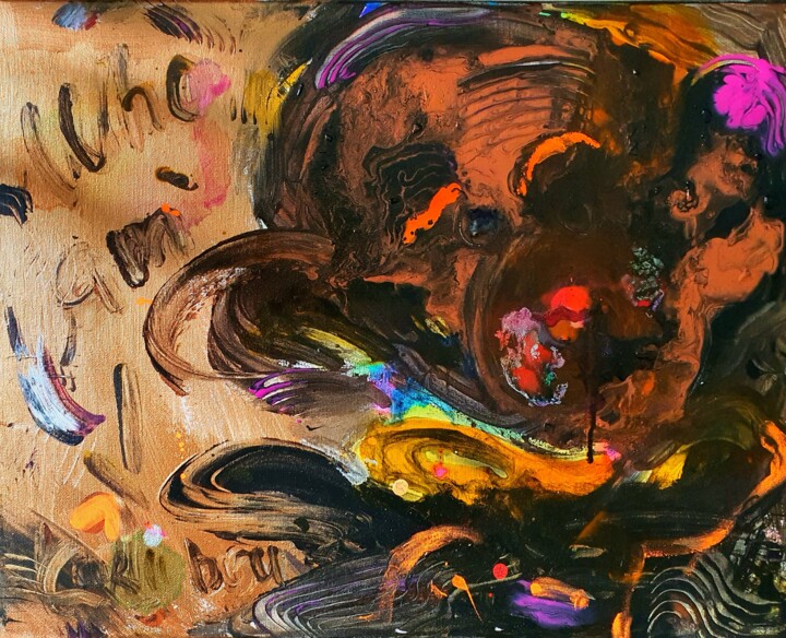 Who am I . Картина, 15,8x19,7 in
