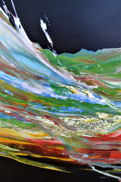 Artwork's surface or texture