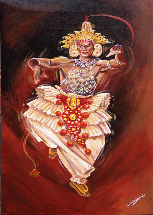 Graceful Dancer 绘画, 42x30 in