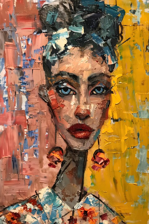 Woman With Earrings 绘画