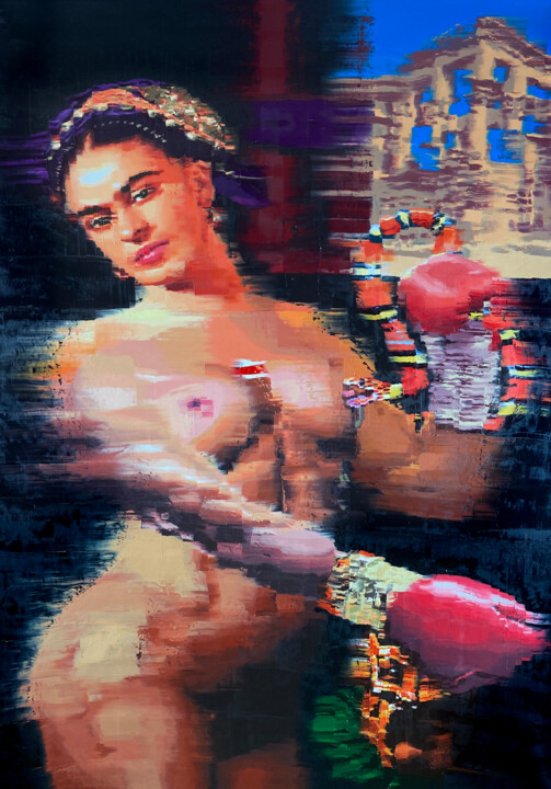 Death of Cleopatra Schilderij, 56x39 in
