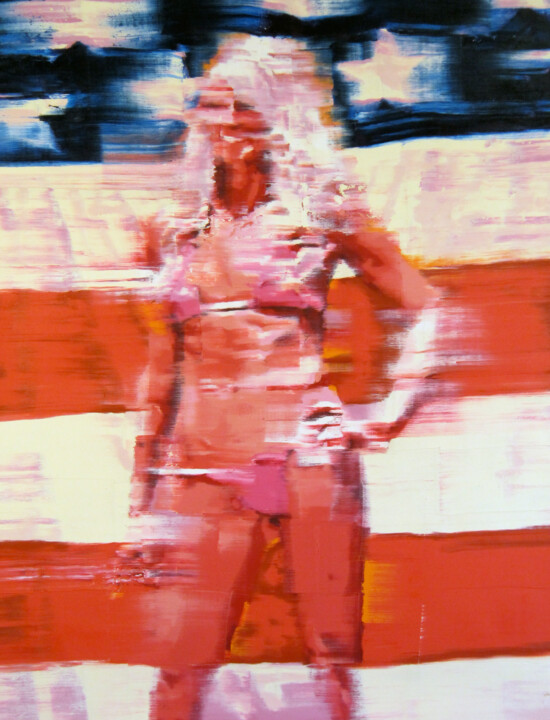 American Girl 绘画, 26x19 in