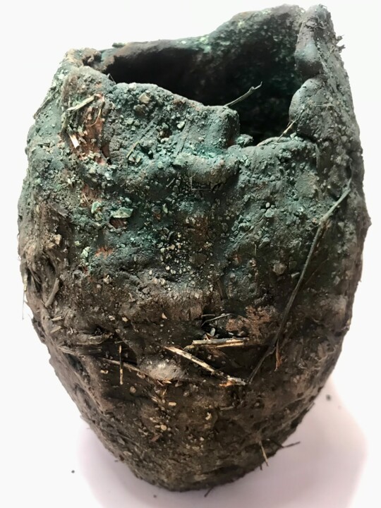 Vaso-Lio 雕塑, 8.3x5.5 in