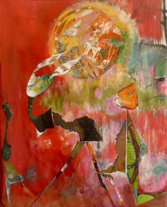 conversation sauvage 2 绘画, 59.8x48 in