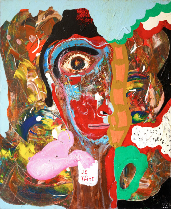 N° 299 - Déclaration d'amour, n° 2 绘画, 24x19.7 in