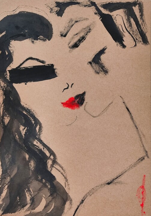 Love is blind 图画, 11.7x8.3 in