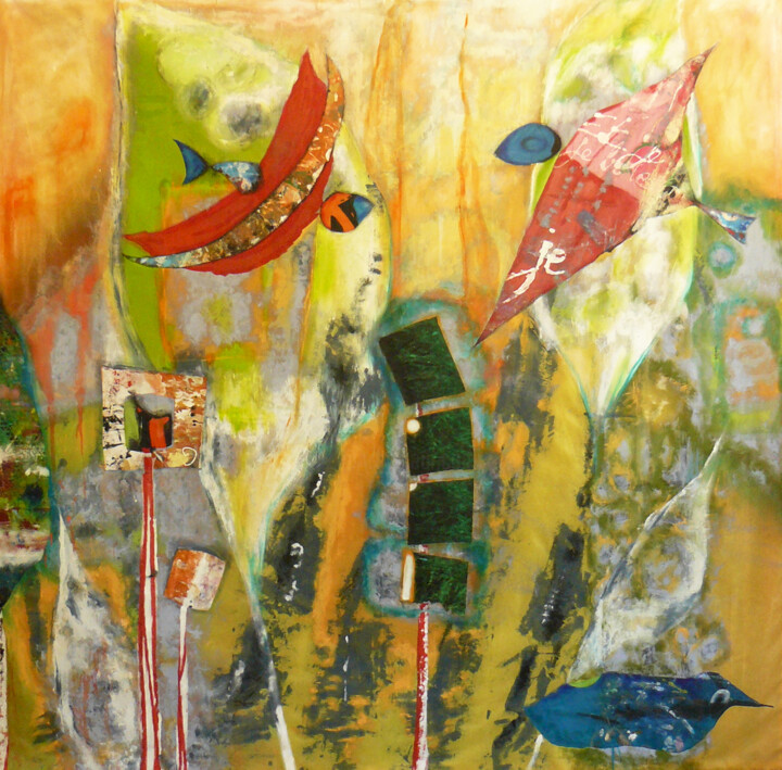 绘画,  68.9x70.9 in 