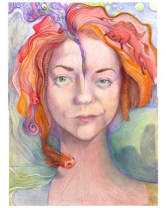 the magic in me 绘画, 16.5x11.7 in