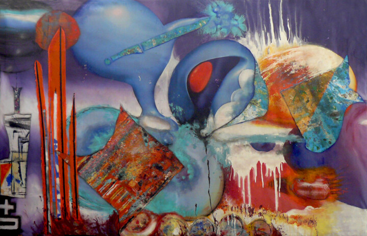 绘画,  44.9x67.7 in 