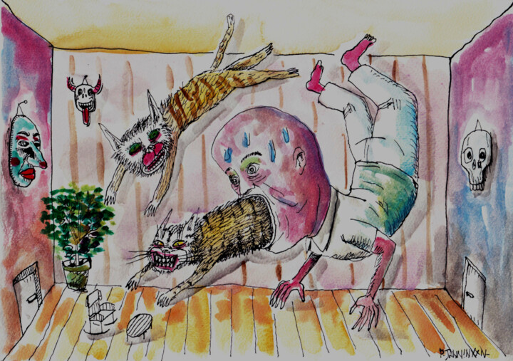 Nos nausées Drawing, 8.3x11.7 in