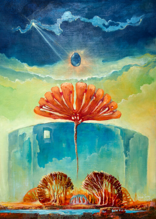 FANTASY LAND 绘画, 27.6x19.7 in