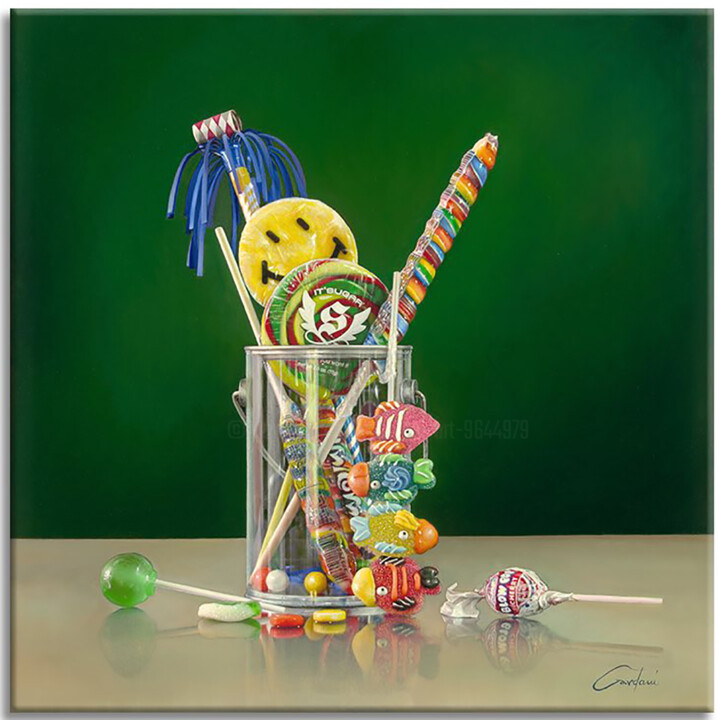 Happy Time 绘画, 36x36 in