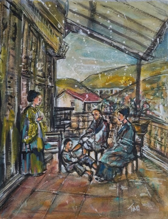绘画,  11.8x7.9 in 