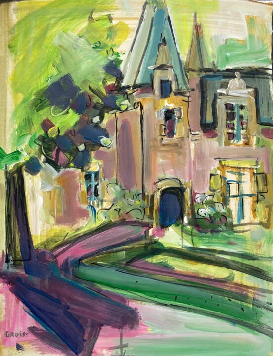 Le château de Rochefort en Terre 1 Tablo, 19,7x15,8 in