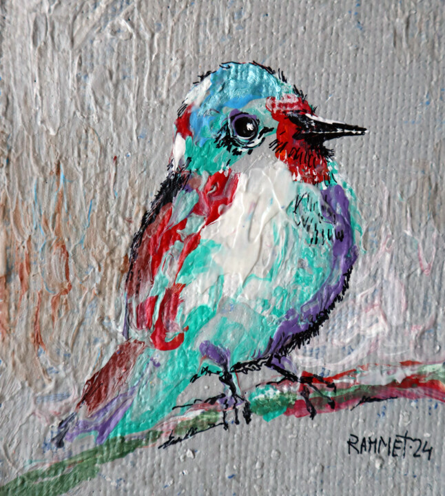 BIRD 1 绘画, 5.9x5.1 in