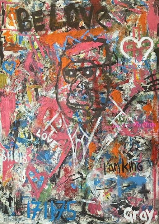 Be Love 绘画, 51.2x35.4 in