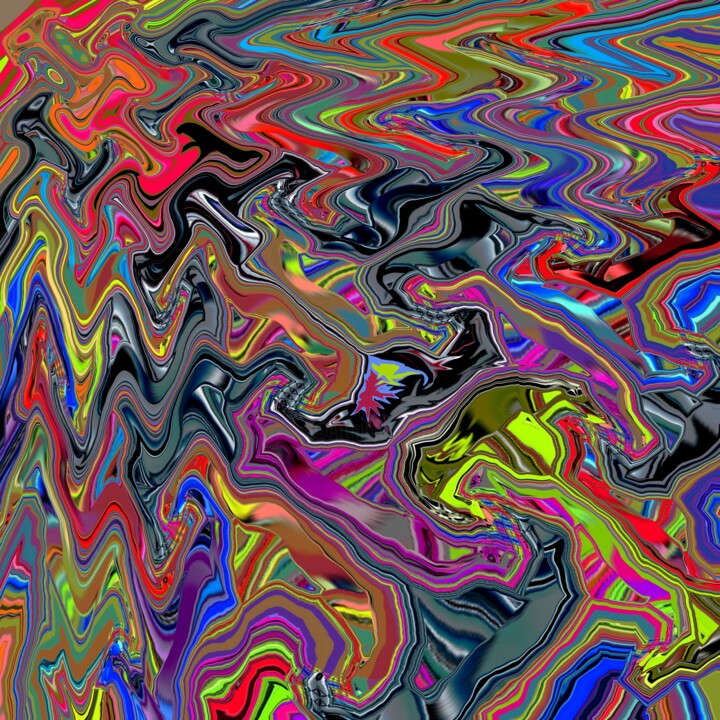 Amplitude5 数字艺术, 39.4x39.4 in
