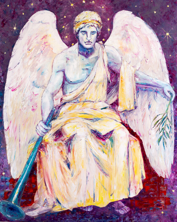 Angel of Peace 绘画, 39.4x31.5 in