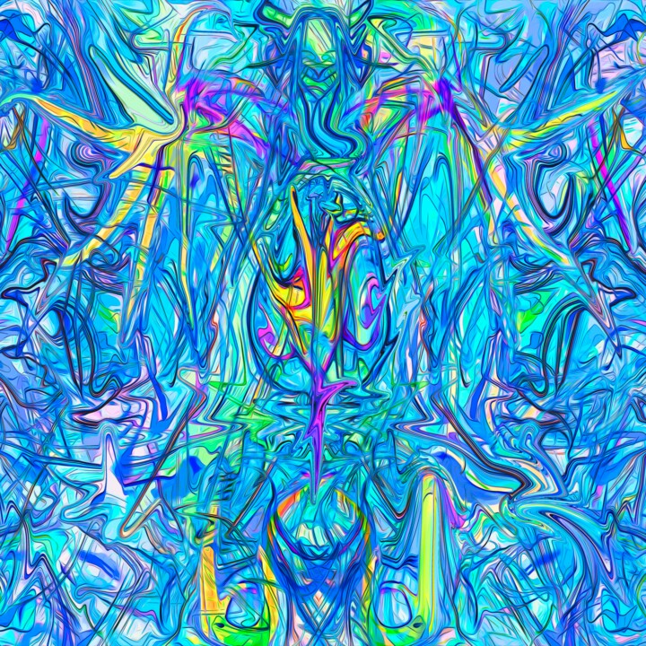 数字艺术,  39.4x39.4 in 