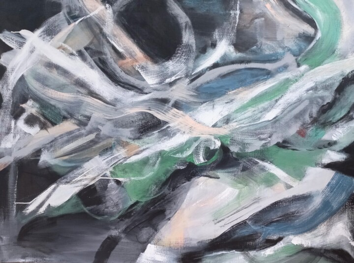 绘画 标题为“Bird dance” 由Angelika Poels, 原创艺术品, 丙烯