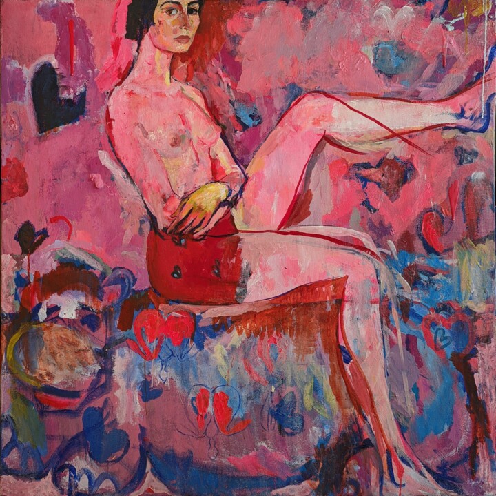 Love for Hippo Картина, 55,1x55,1 in