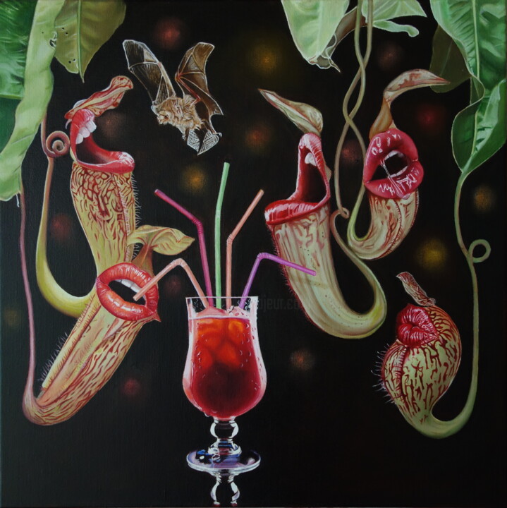 Ladies Night 绘画, 23.6x23.6 in