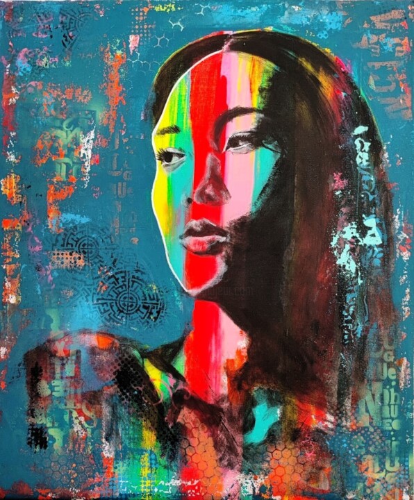 Dreamy 绘画, 23.6x19.7 in