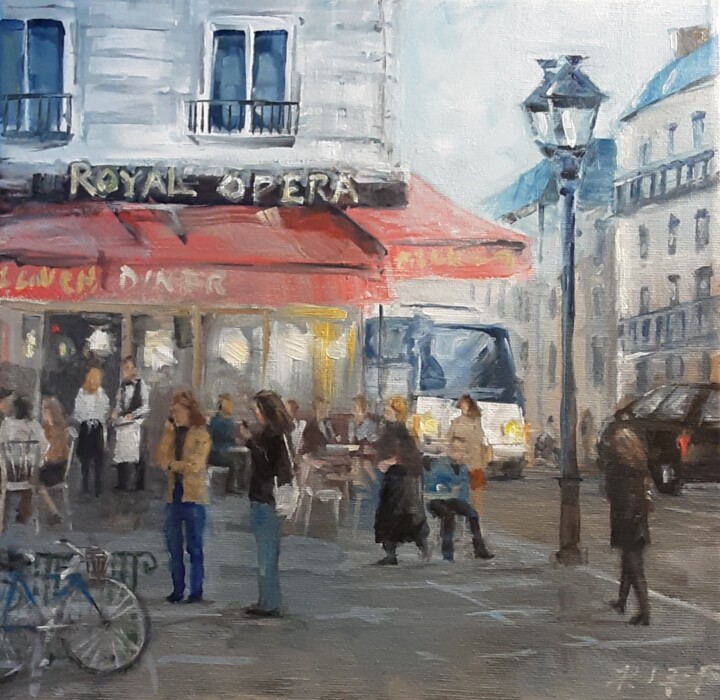 Evening in Paris Tablo, 10x10 in