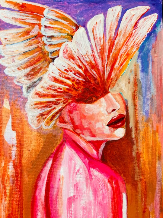 Blooming radiance 绘画, 12x9 in