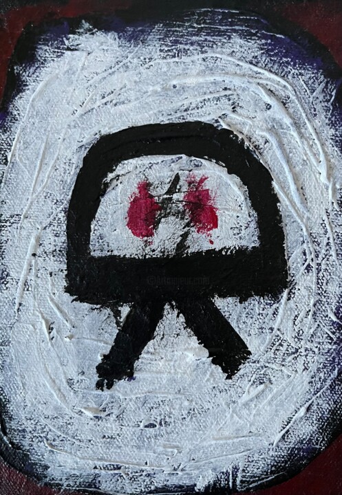 The mark of The poltergeist 绘画, 7.1x5.1 in