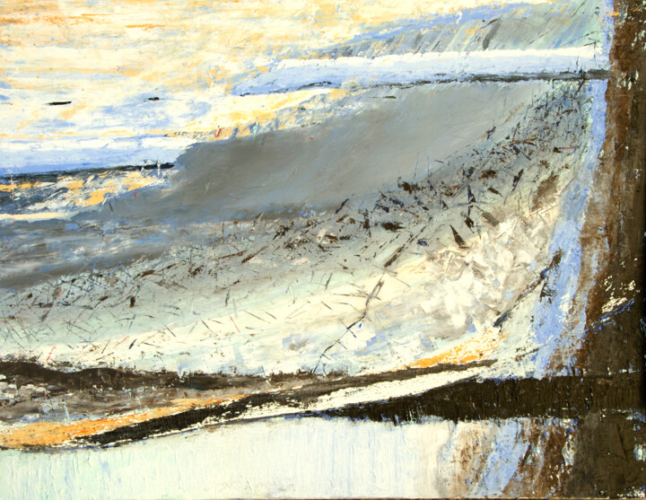 Peinture intitulée "Chaos, vide et lumi…" par Sophie Gerin, Œuvre d'art originale, Huile