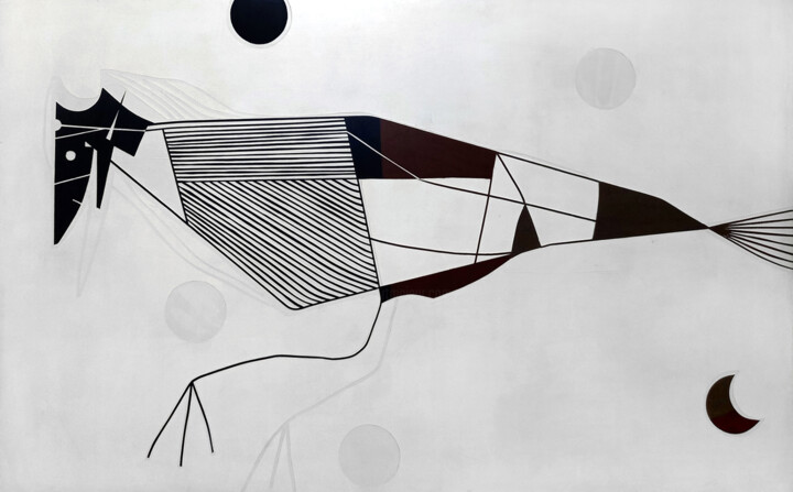 Modern humans-NO6 绘画, 41.3x66.5 in