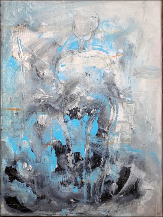 Painting titled "ANMUT UND WÜRDE III" by Eva Dahn Rubin, Original Artwork, Acrylic