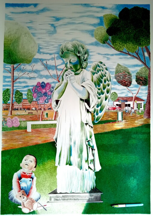 Le temps d'un instant 图画, 47.2x35.4 in