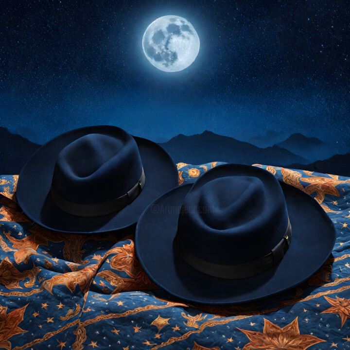 Chapeaux parmi les Étoiles 数字艺术
