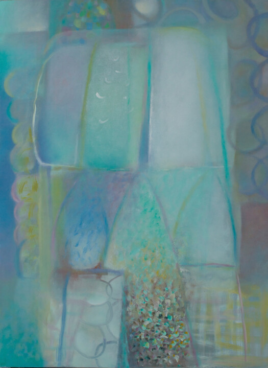 Painting titled "Прозрачность" by Viktoriia Aksenova, Original Artwork, Acrylic