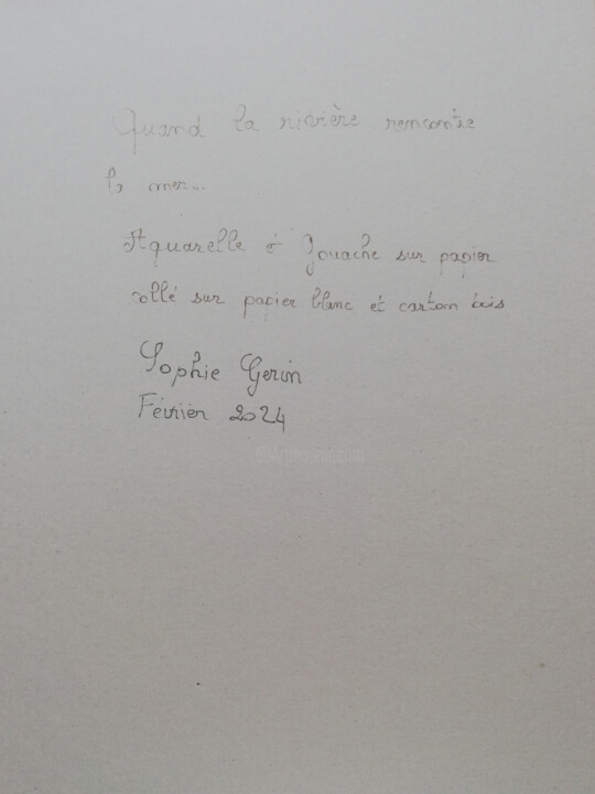 Arrière de l'œuvre