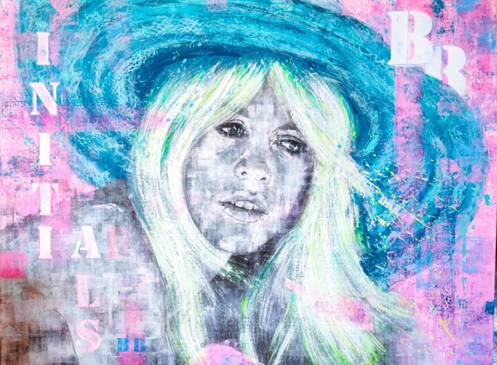 Initials BB 绘画, 29.5x39.4 in