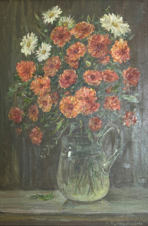 Marigold 绘画, 23.6x15.8 in