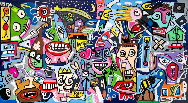 绘画,  35.4x63 in 