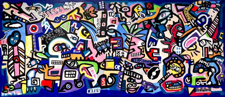 Post no Posers 绘画, 32x79 in
