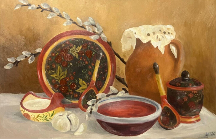 Peasant lunch 绘画