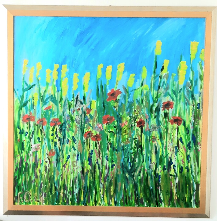 Sommerlicher Bewuchs 绘画, 39.4x39.4 in
