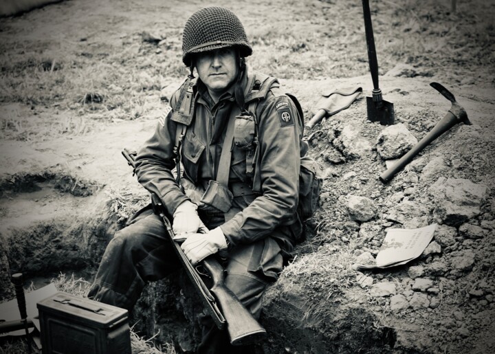 Photographie intitulée "D Day (2024)" par Anthony Hochet, Œuvre d'art originale, Photographie numérique